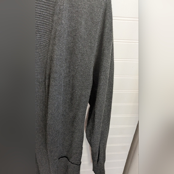 Cielo Dark Gray Open Front Cardigan M - Picture 5 of 7